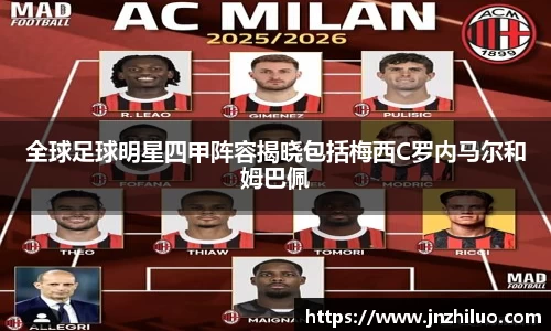 全球足球明星四甲阵容揭晓包括梅西C罗内马尔和姆巴佩